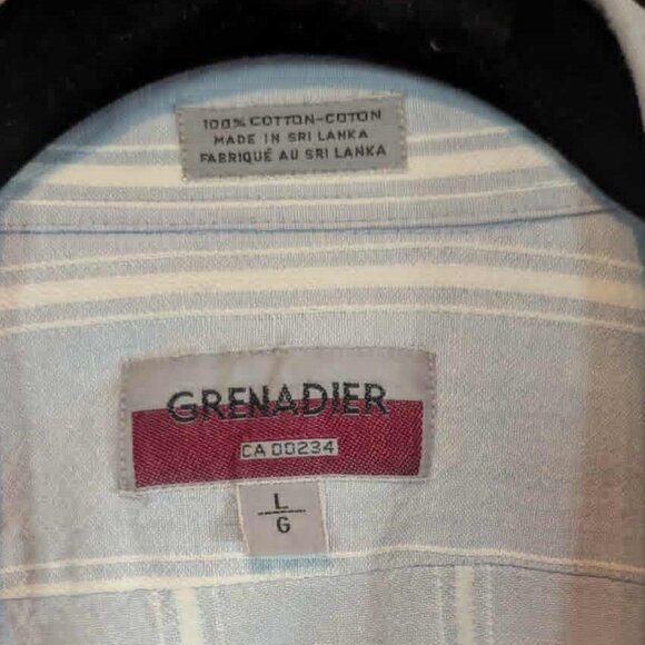 Vintage Grenadier Mens Long Sleeved Shirt c 1970s - Picture 6 of 9